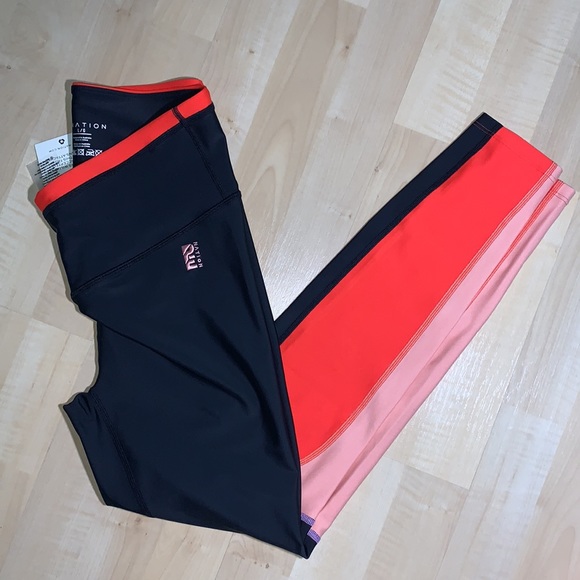 P.E NATION V waist High Waist Compression Leggings - Picture 2 of 9